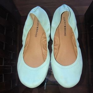 Size 8 Lucky Brand ballet flats worn once!